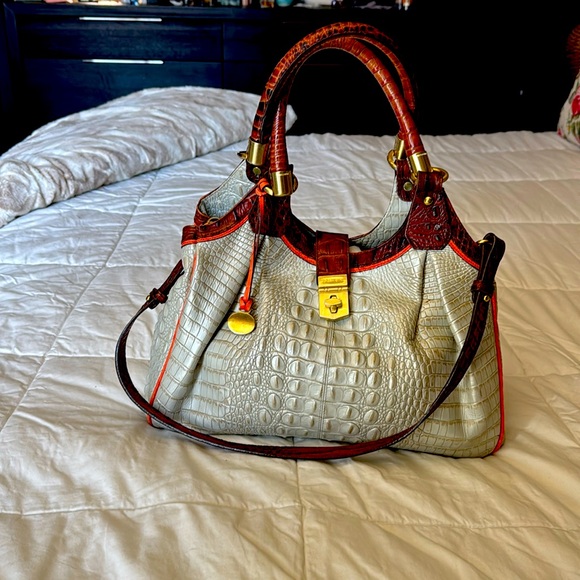 Brahmin Elisa Seashell Tri-Color Bag - Picture 2 of 10